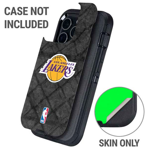 NBA Los Angeles Lakers Dark Rust Otterbox Defender iPhone Skin