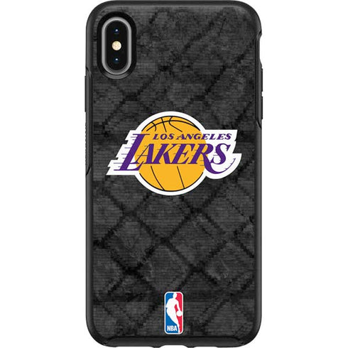NBA Los Angeles Lakers Dark Rust Otterbox Symmetry iPhone Skin