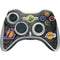 NBA Los Angeles Lakers Dark Rust Xbox 360 Wireless Controller Skin