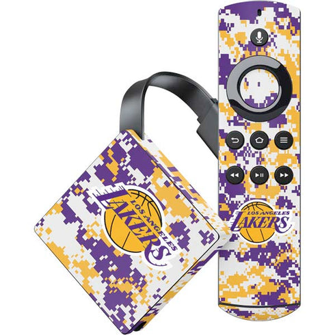 NBA Los Angeles Lakers Digi Camo Amazon Fire TV Skin