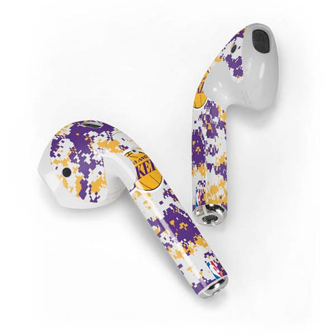NBA Los Angeles Lakers Digi Camo Apple AirPods Skin
