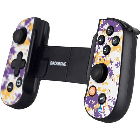 NBA Los Angeles Lakers Digi Camo Backbone One for iPhone Game Controller Skin