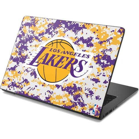 NBA Los Angeles Lakers Digi Camo Dell Chromebook Skin