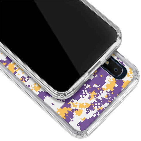 NBA Los Angeles Lakers Digi Camo Galaxy A10e Clear Case