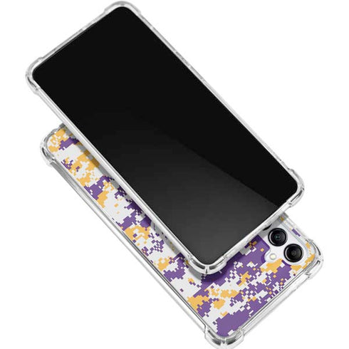 NBA Los Angeles Lakers Digi Camo Galaxy A15 5G Clear Case