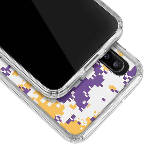 NBA Los Angeles Lakers Digi Camo Galaxy A20 Clear Case