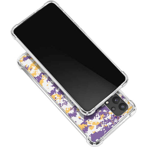 NBA Los Angeles Lakers Digi Camo Galaxy A32 5G Clear Case