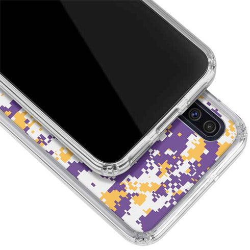 NBA Los Angeles Lakers Digi Camo Galaxy A50 Clear Case