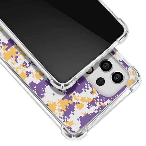NBA Los Angeles Lakers Digi Camo Galaxy A53 5G Clear Case