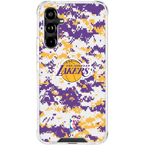 NBA Los Angeles Lakers Digi Camo Galaxy A54 5G Clear Case