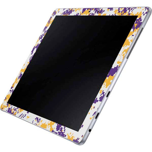 NBA Los Angeles Lakers Digi Camo Galaxy Book 12in Skin