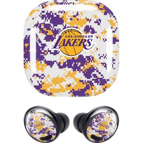 NBA Los Angeles Lakers Digi Camo Galaxy Buds Pro Skin