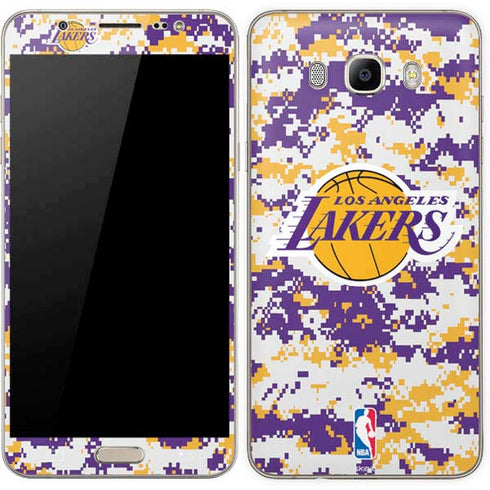 NBA Los Angeles Lakers Digi Camo Galaxy J7 Skin