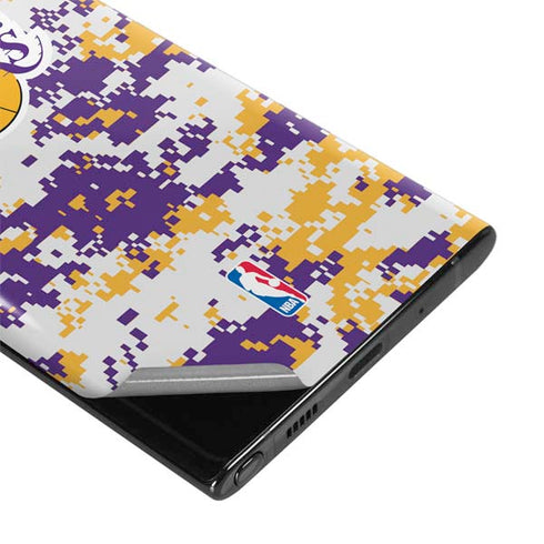NBA Los Angeles Lakers Digi Camo Galaxy Note 10 Plus Skin