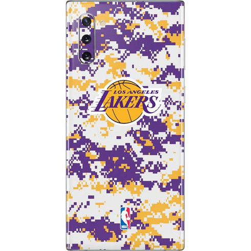 NBA Los Angeles Lakers Digi Camo Galaxy Note 10 Skin