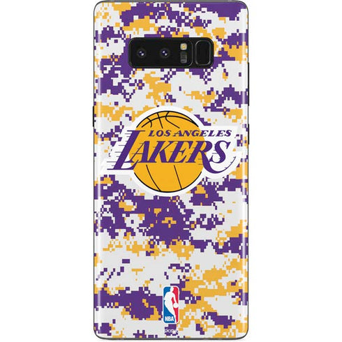 NBA Los Angeles Lakers Digi Camo Galaxy Note 8 Skin