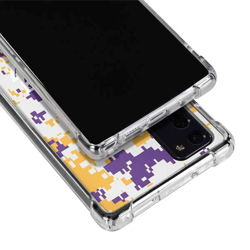 NBA Los Angeles Lakers Digi Camo Galaxy Note20 5G Clear Case