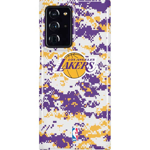 NBA Los Angeles Lakers Digi Camo Galaxy Note20 Ultra 5G Lite Case