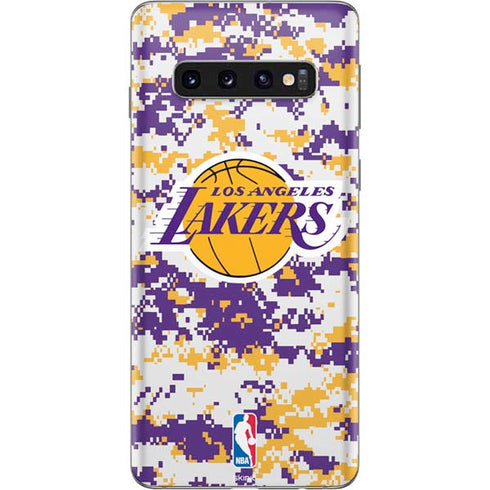 NBA Los Angeles Lakers Digi Camo Galaxy S10 Skin