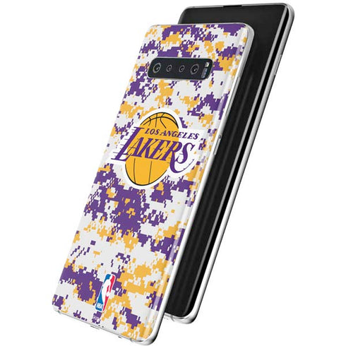 NBA Los Angeles Lakers Digi Camo Galaxy S10 Skin