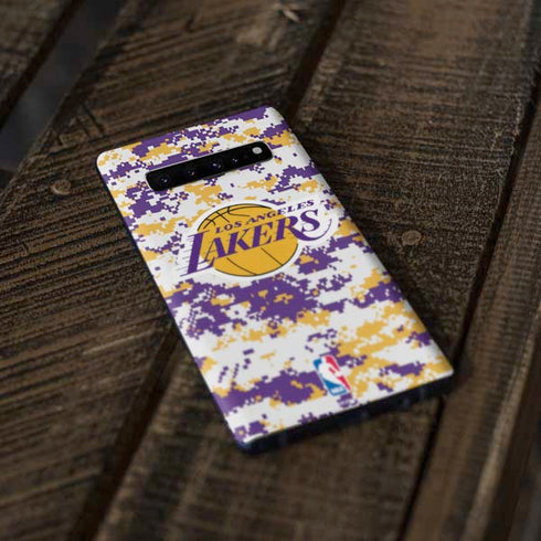 NBA Los Angeles Lakers Digi Camo Galaxy S10 Skin