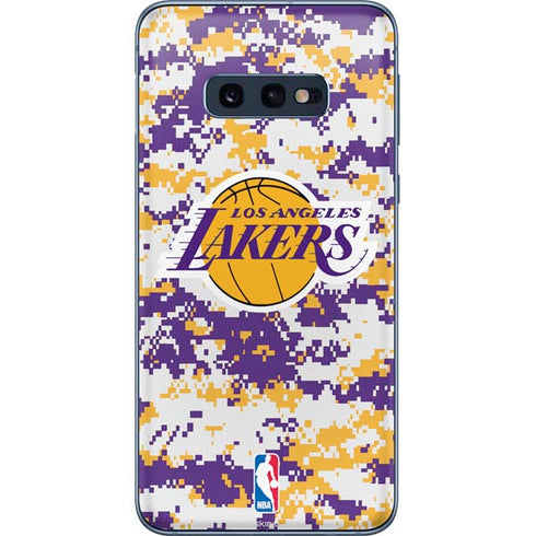 NBA Los Angeles Lakers Digi Camo Galaxy S10e Skin