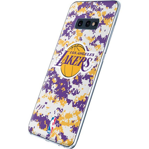 NBA Los Angeles Lakers Digi Camo Galaxy S10e Skin