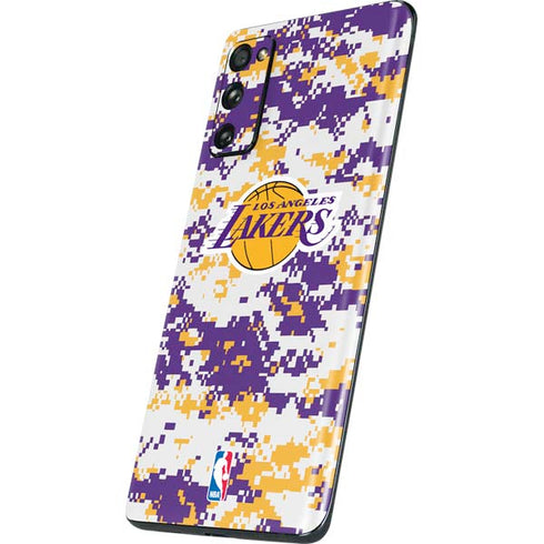 NBA Los Angeles Lakers Digi Camo Galaxy S20 Fan Edition Skin