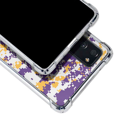 NBA Los Angeles Lakers Digi Camo Galaxy S20 FE Clear Case