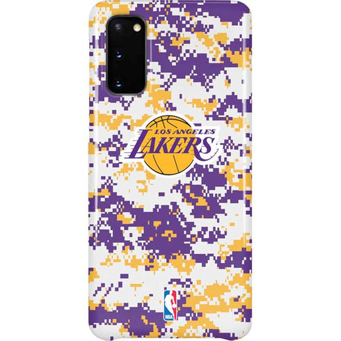 NBA Los Angeles Lakers Digi Camo Galaxy S20 Lite Case