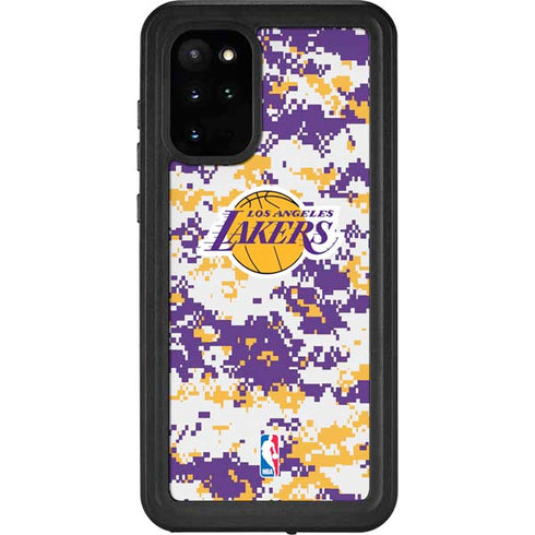 NBA Los Angeles Lakers Digi Camo Galaxy S20 Plus Waterproof Case