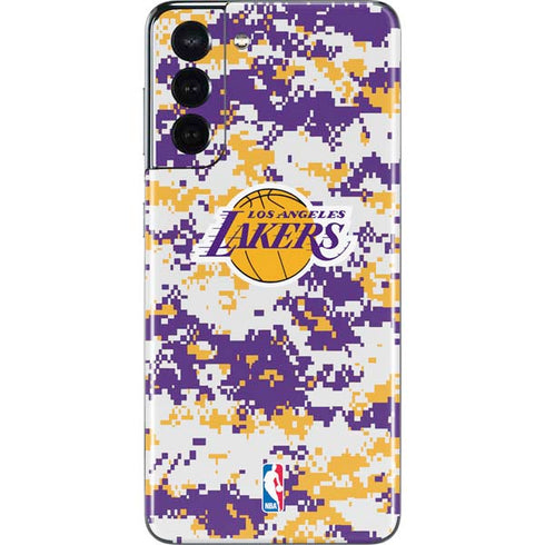 NBA Los Angeles Lakers Digi Camo Galaxy S21 5G Skin