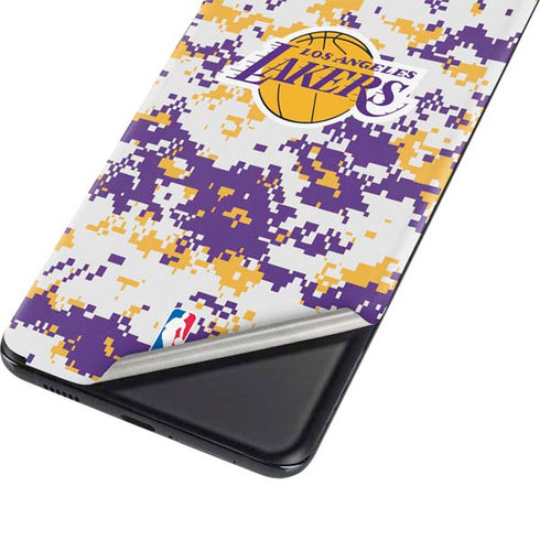 NBA Los Angeles Lakers Digi Camo Galaxy S21 5G Skin