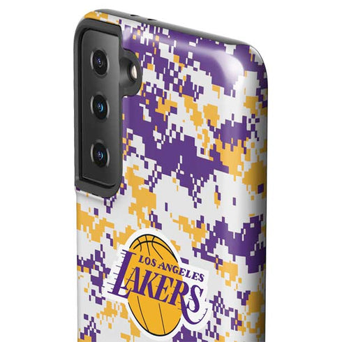 NBA Los Angeles Lakers Digi Camo Galaxy S21 FE Pro Case