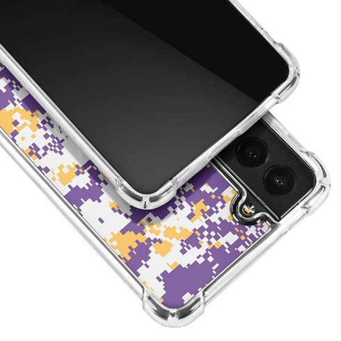 NBA Los Angeles Lakers Digi Camo Galaxy S22 Plus Clear Case