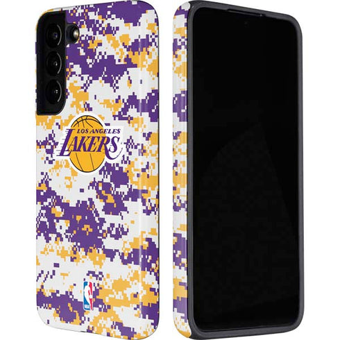 NBA Los Angeles Lakers Digi Camo Galaxy S22 Plus Pro Case