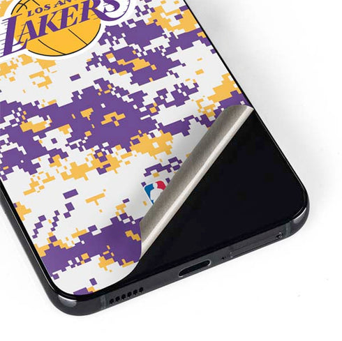 NBA Los Angeles Lakers Digi Camo Galaxy S22 Skin