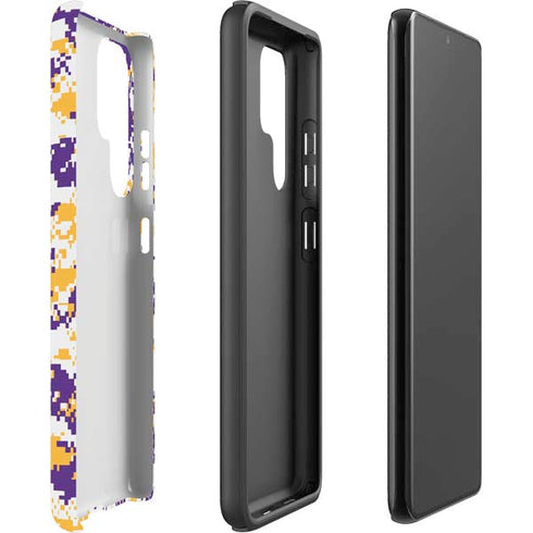 NBA Los Angeles Lakers Digi Camo Galaxy S22 Ultra Pro Case