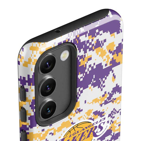 NBA Los Angeles Lakers Digi Camo Galaxy S23 Pro Case