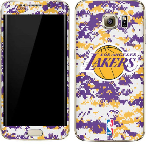NBA Los Angeles Lakers Digi Camo Galaxy S7 Edge Skin