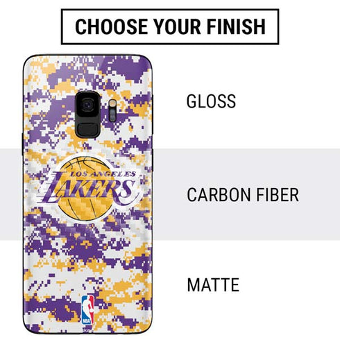 NBA Los Angeles Lakers Digi Camo Galaxy S9 Skin