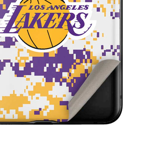 NBA Los Angeles Lakers Digi Camo Galaxy Z Flip Skin