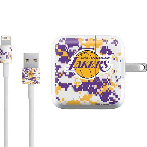 NBA Los Angeles Lakers Digi Camo iPad Charger (10W USB) Skin