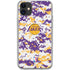 NBA Los Angeles Lakers Digi Camo iPhone 11 Clear Case