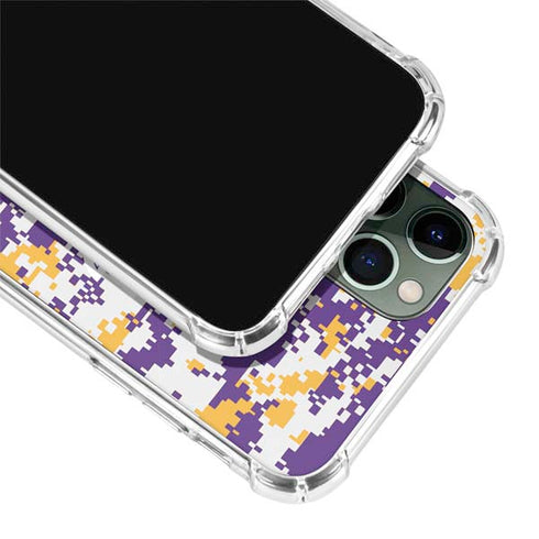 NBA Los Angeles Lakers Digi Camo iPhone 11 Pro Max Clear Case