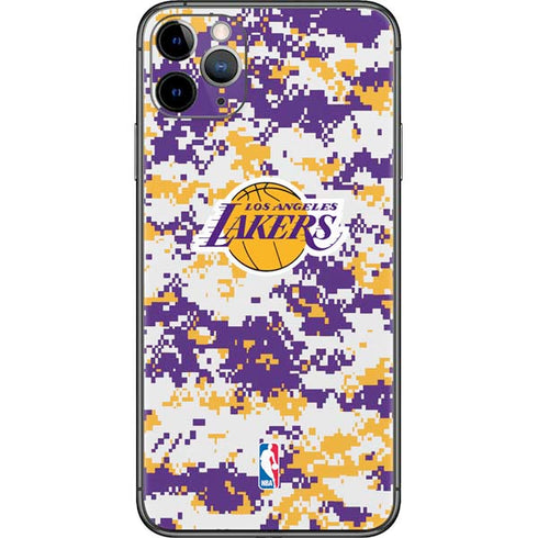NBA Los Angeles Lakers Digi Camo iPhone 11 Pro Max Skin