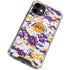NBA Los Angeles Lakers Digi Camo iPhone 12 Clear Case
