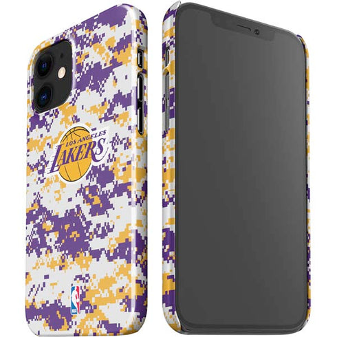 NBA Los Angeles Lakers Digi Camo iPhone 12 Mini Lite Case