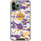 NBA Los Angeles Lakers Digi Camo iPhone 12 Pro Clear Case