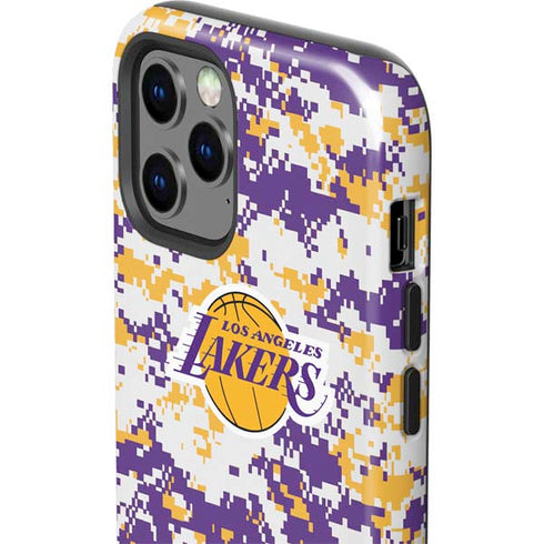NBA Los Angeles Lakers Digi Camo iPhone 12 Pro Impact Case